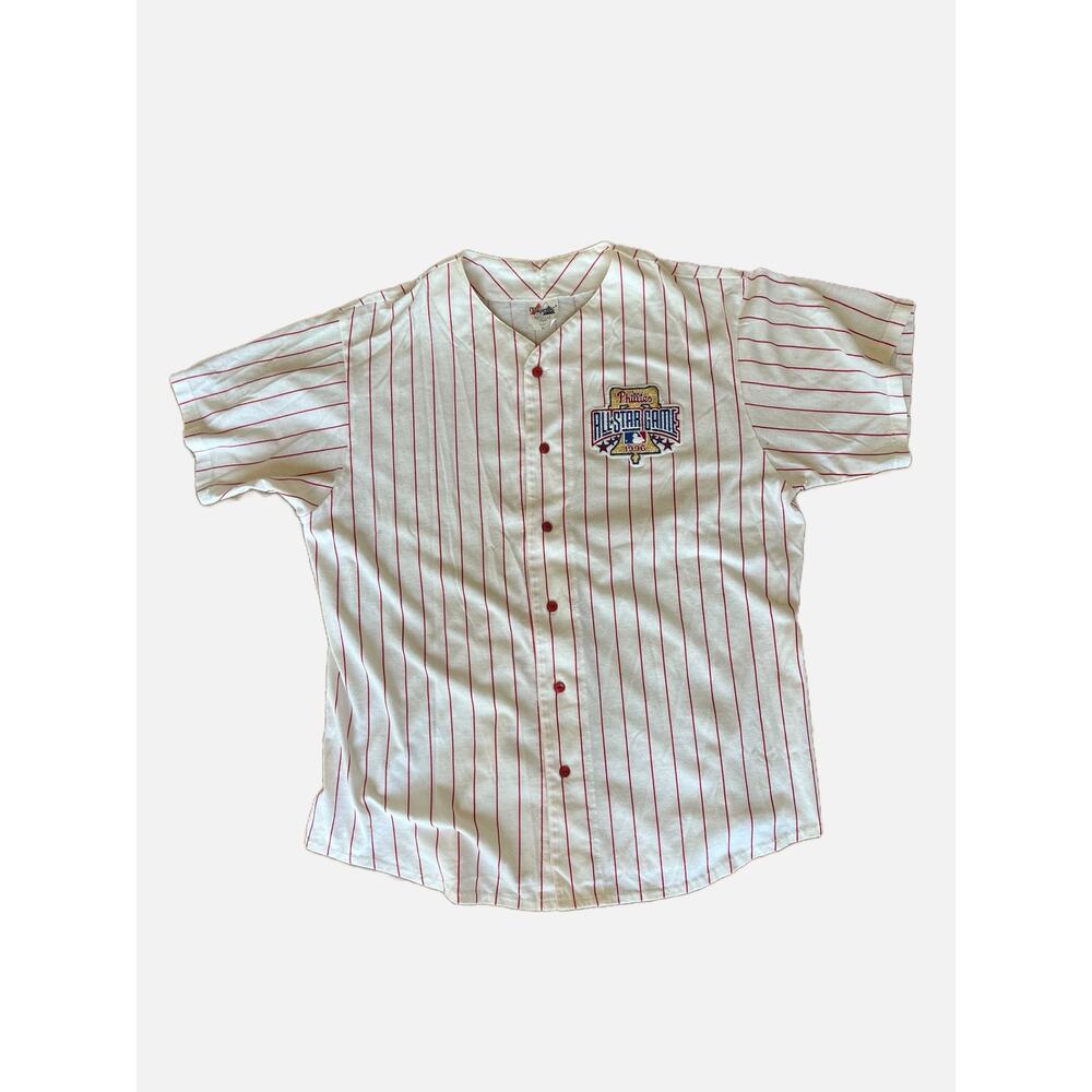 Vintage Phillies 1996 All-Star pinstripes button up shirt